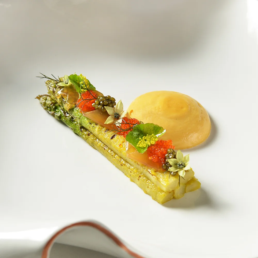 Apéritif Restaurant Asparagus