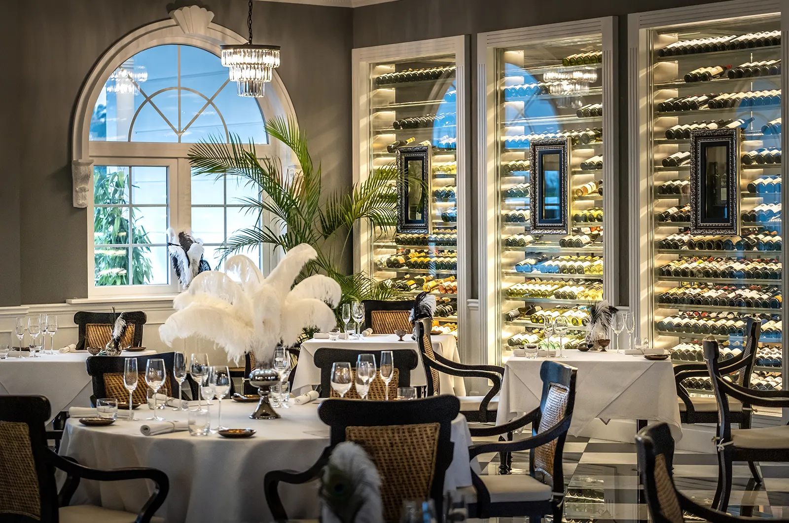 A fancy restaurant in Ubud