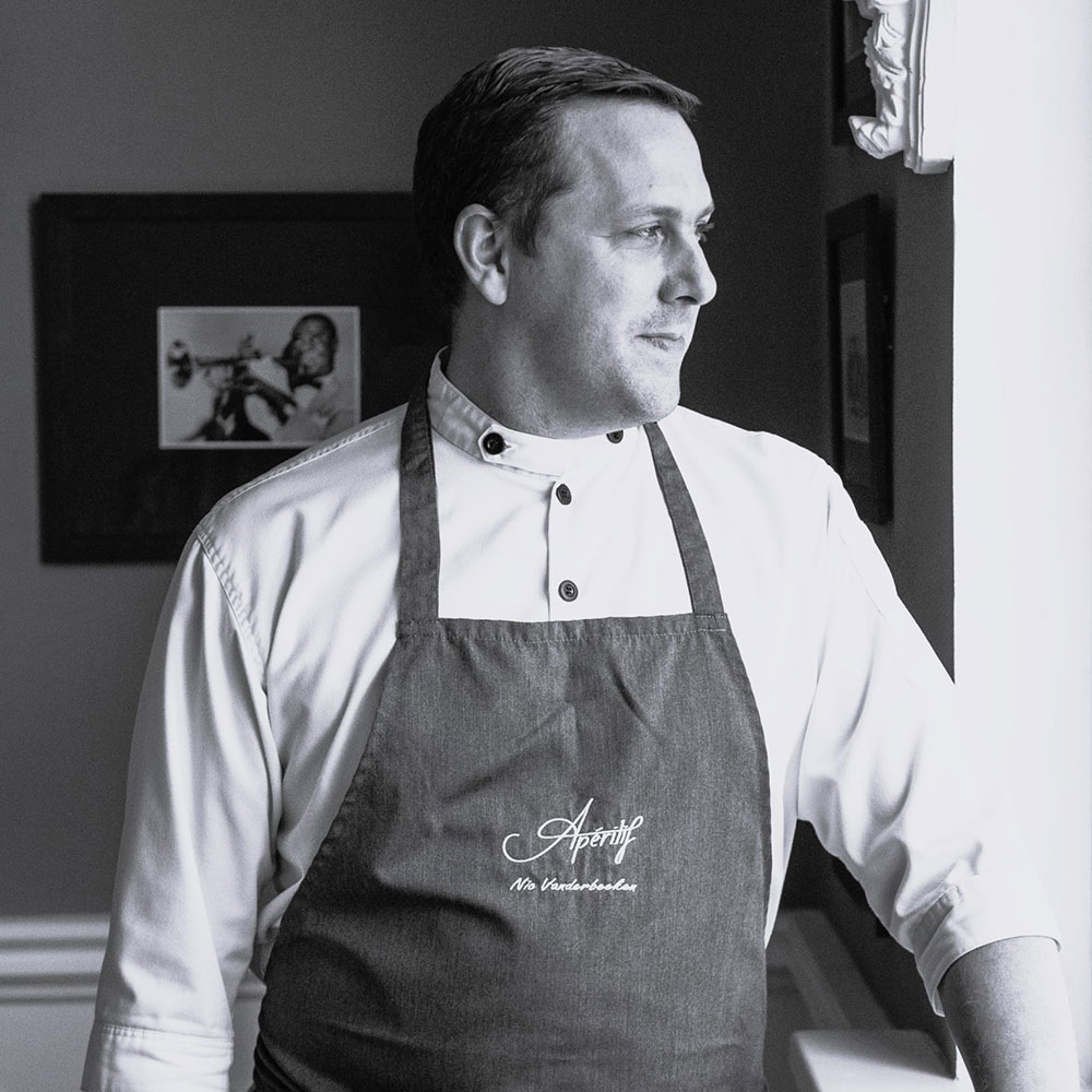 Apéritif Restaurant Chef Nic Vanderbeeken