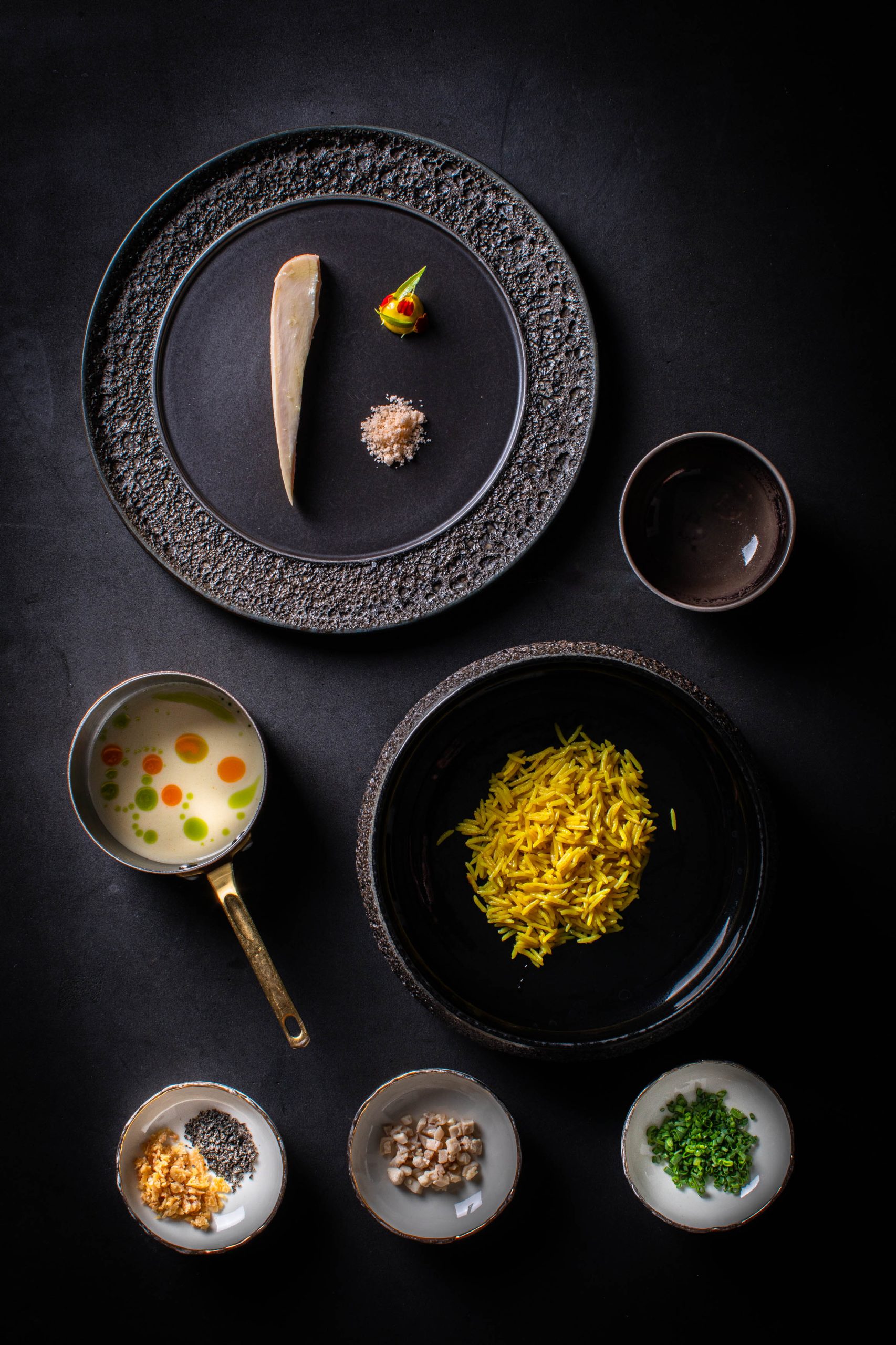 A Michelin-starred style meal