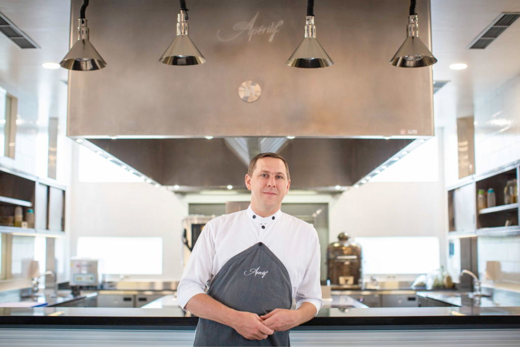 Executive chef Nic Vanderbeeken of Apéritif Restaurant