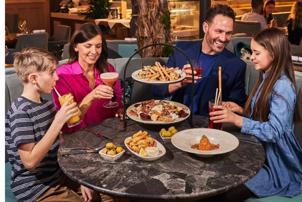 fine dining with kids